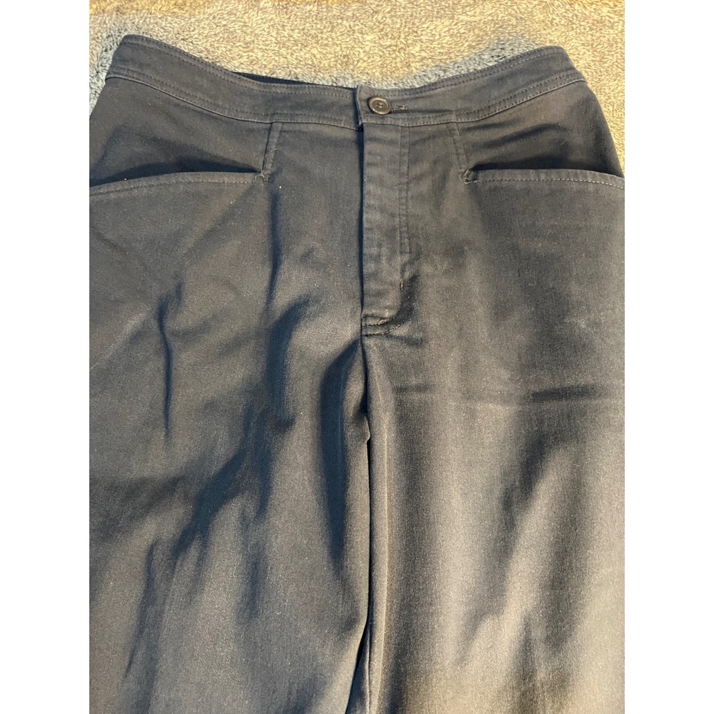 TravelSmith Womens Navy Straight Leg Travel Pants Style 4304 Size 10 Regular USA